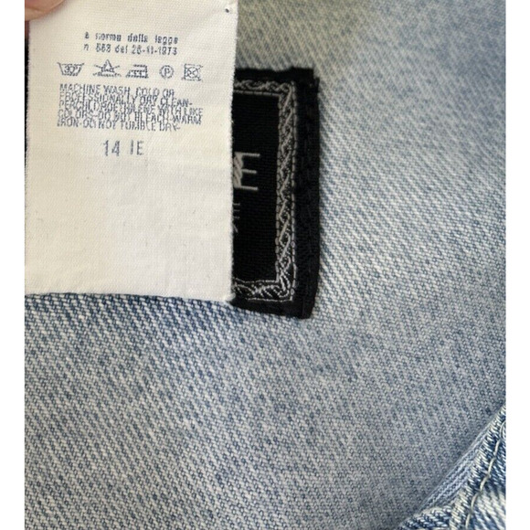 VTG Versace Denim Jacket Men Light Wash Sz Small Made in Italy y1973 Trucker 70s - Picture 11 of 12
